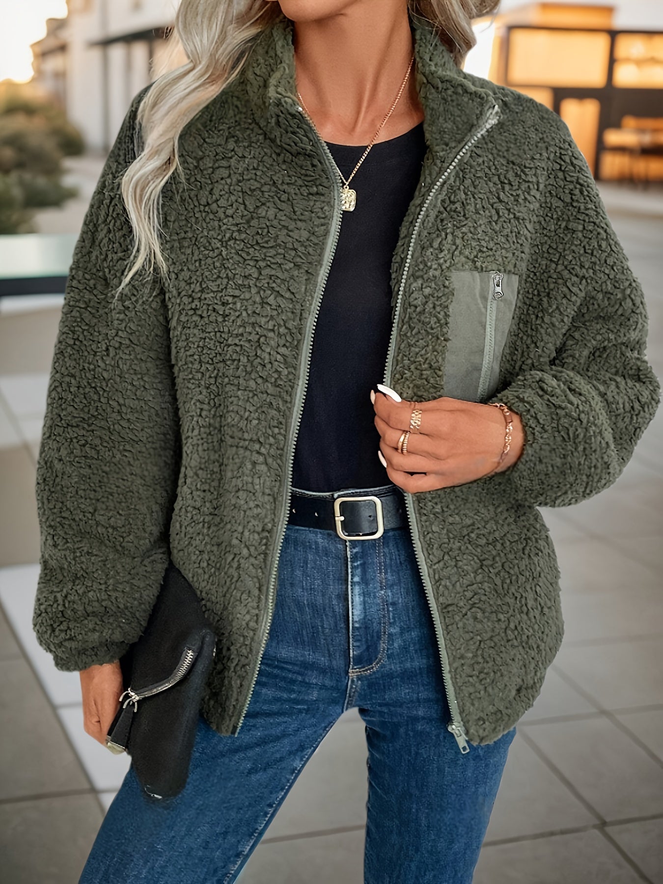 Lesley | Elegant teddyjakke