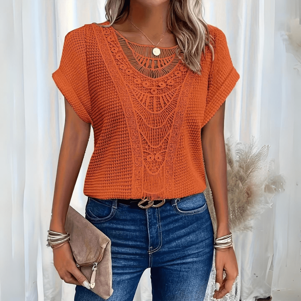 Liva™ | Elegant Ibiza-inspireret Bluse
