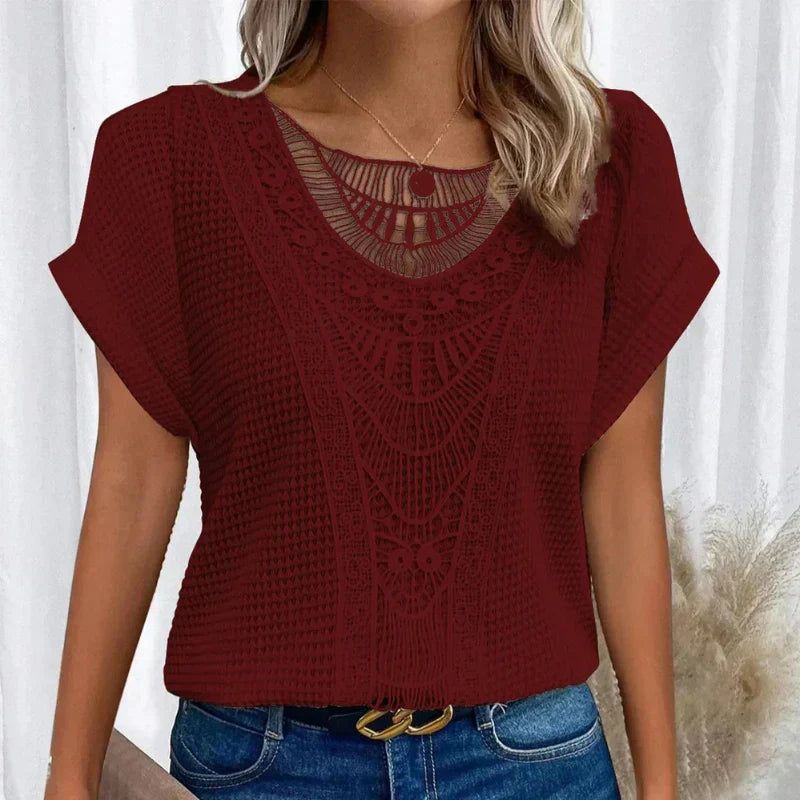 Liva™ | Elegant Ibiza-inspireret Bluse