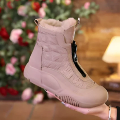 Sandra | Dame Quilted Højskaftede Sneakers
