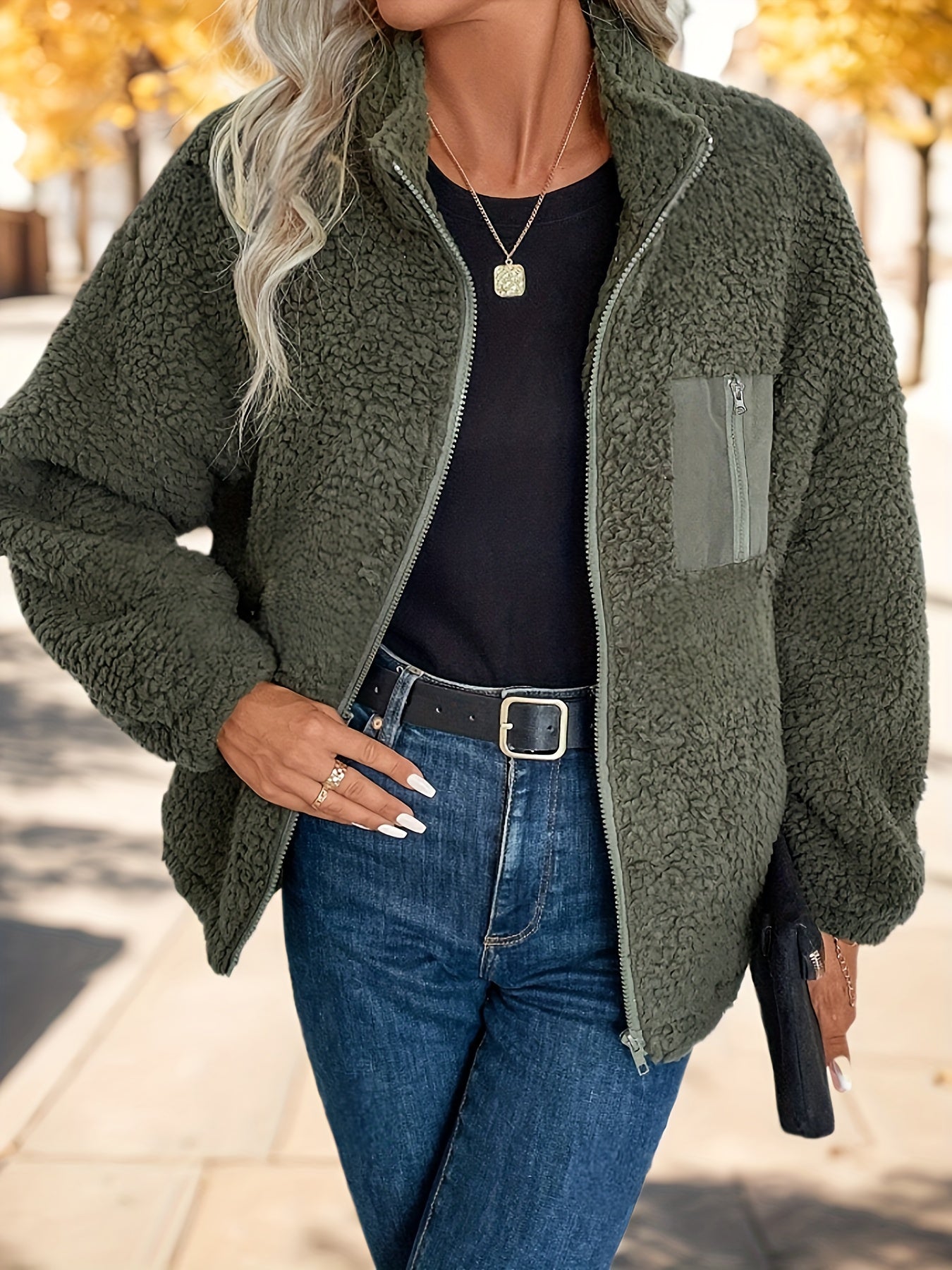 Lesley | Elegant teddyjakke