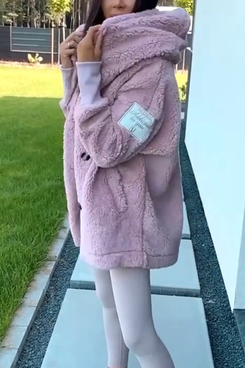 LEYA | Plush hættejakke