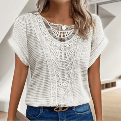Liva™ | Elegant Ibiza-inspireret Bluse