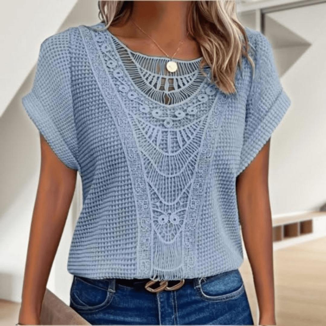 Liva™ | Elegant Ibiza-inspireret Bluse