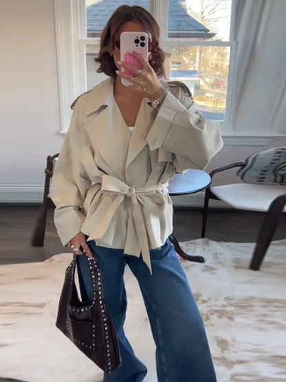 Melody™ | Løs Kort Trenchcoat